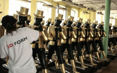 Figury reklamowe Johnnie Walker.