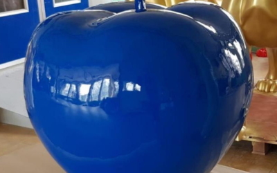 Gigantyczny warzywniak 3D – trójwymiarowe makiety warzyw i owoców.