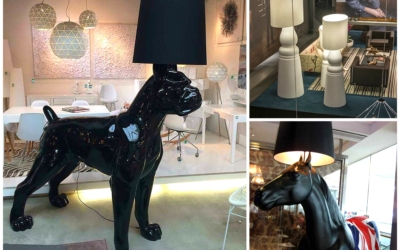 Wyjątkowe oświetlenie, lampy i lampki z żywicy i laminatu.