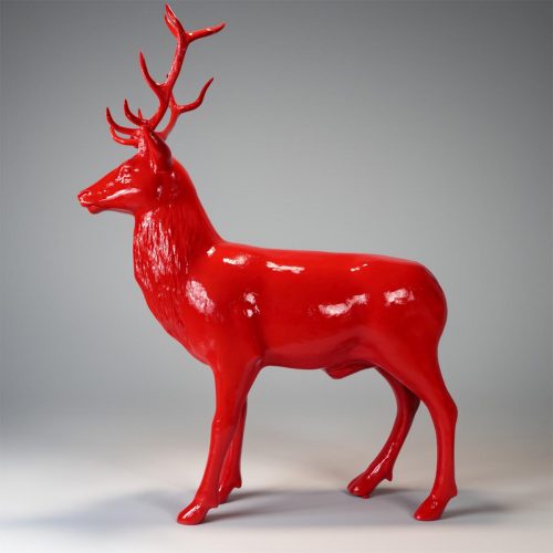 Figura dekoracyjna 3D - jeleń duży