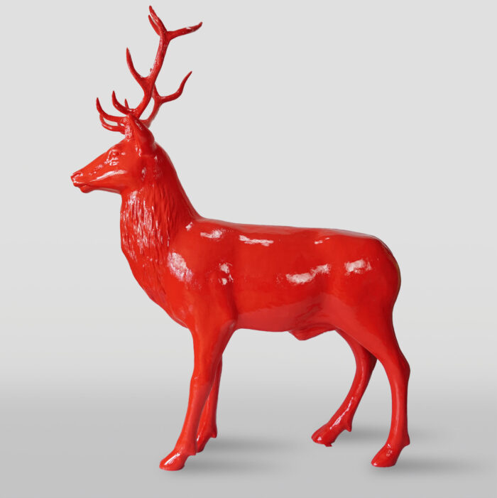 Figura dekoracyjna 3D - jeleń duży