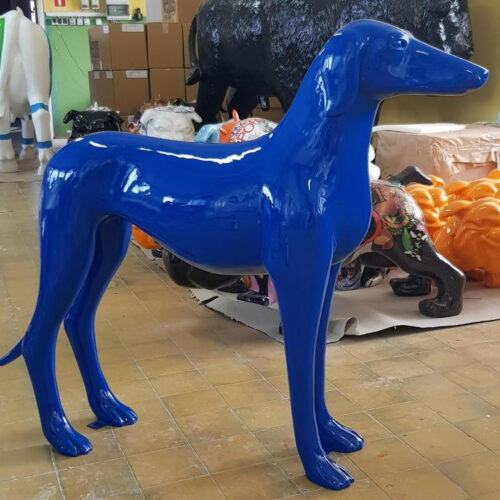 Figura pies Greyhound M - średni, jednokolorowy