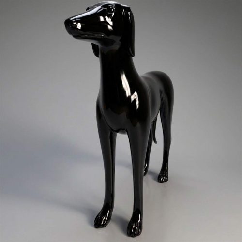 Figura pies Greyhound M - średni, jednokolorowy