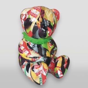 Wykończenie w stylu POP ART - NEO-POP 3 Figura dekoracyjna Miś Teddy - pop-art