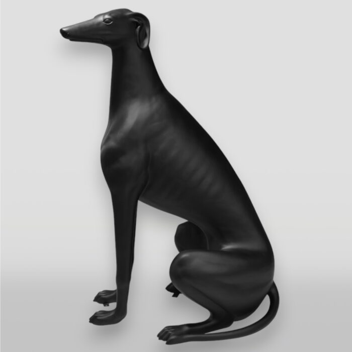 czarny greyhound Photoroom