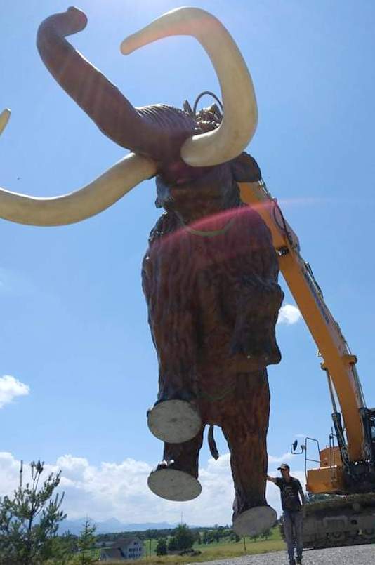 Mamut 400cm z dźwigiem