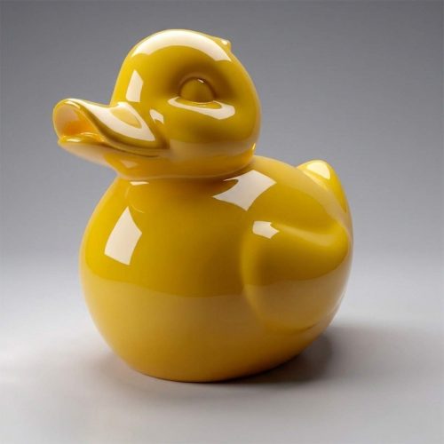Mała figura dekoracyjna z żywicy kaczka 60cm