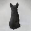 pies Duża figura bulldog francuski „Juki”- wersja jednokolorowa