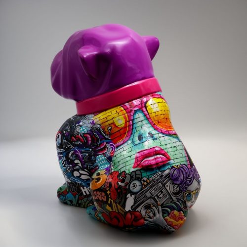 Bulldog Angelo 60cm - Graffiti
