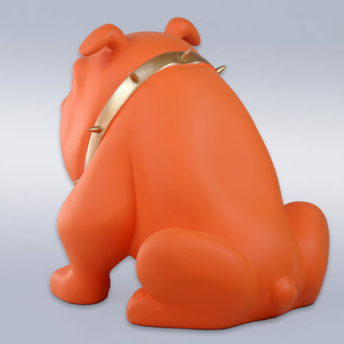 pies Bulldog Avella 55cm - pomarańczowy mat