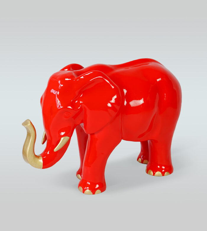 elephant red gold