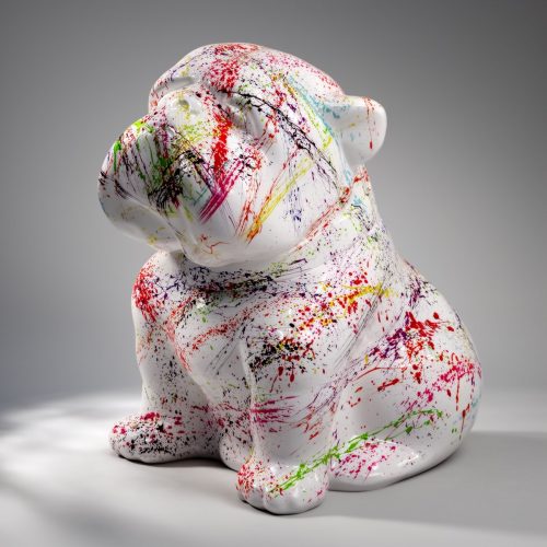 pies Bulldog Angelo 60cm - splash