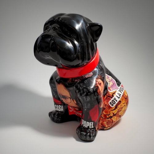 pies Bulldog Angelo 60cm - La casa de papel