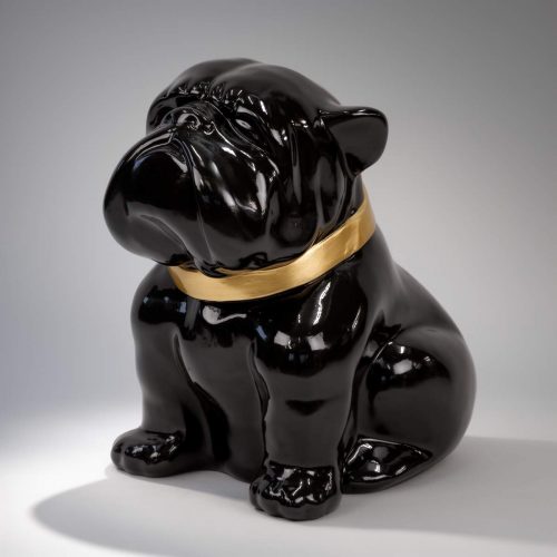 pies Bulldog Angelo 60cm - malowany połysk