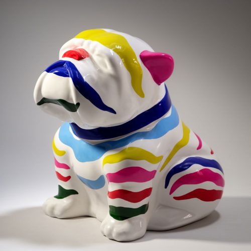 pies Bulldog Angelo 60cm - paski
