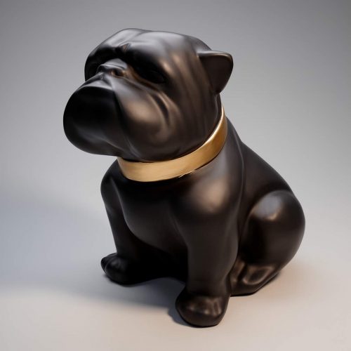 pies Bulldog Angelo 60cm - malowanie mat