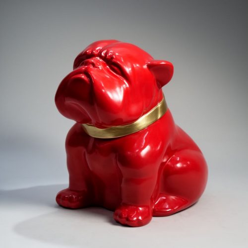 pies Bulldog Angelo 40cm - malowany połysk