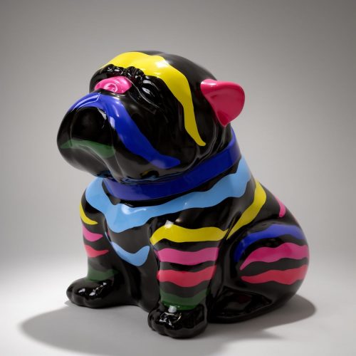 pies Bulldog Angelo 40cm - paski