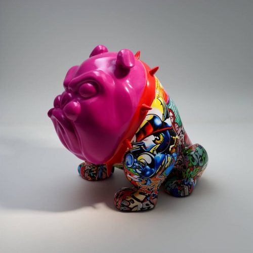 pies Bulldog Avella 55cm - Graffiti