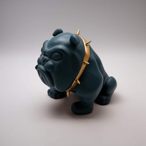 pies Bulldog Avella 22cm - zielony mat