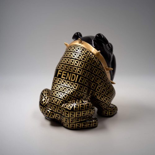 pies Bulldog Avella 22cm - oklejany motyw F