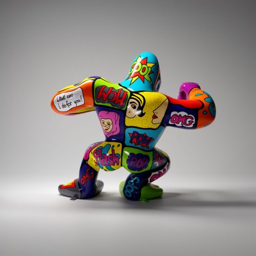 Goryl XXL 180cm wersja Pop-Art - komiks