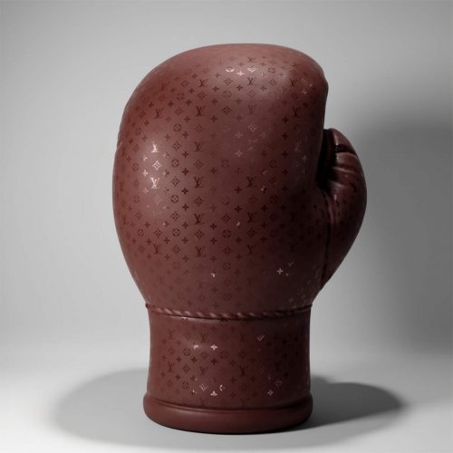 Duża Realistyczna Figura Rękawica Bokserska - Monogram