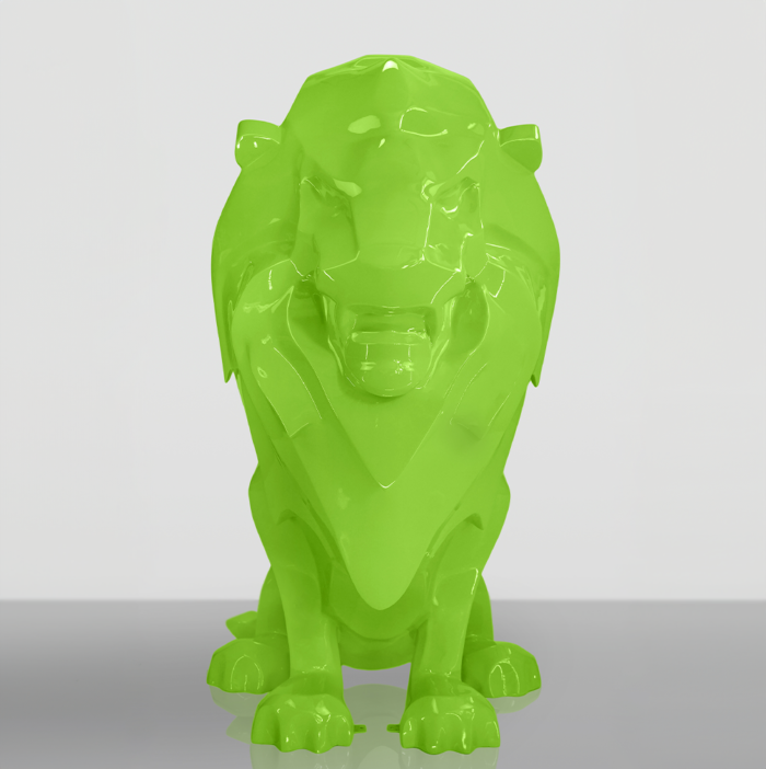 Sculpture Lion Green