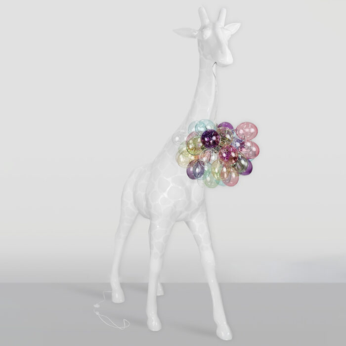 Duża Żyrafa 230cm Lampa - Wersja Biała Z Łatami - obrazek 2
