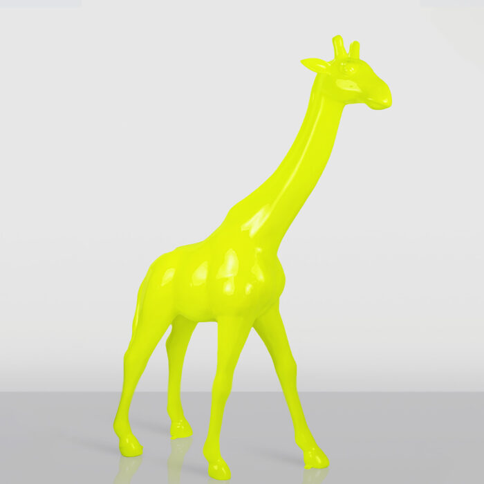 Duża Żyrafa 230cm Wersja Żółta Fluo