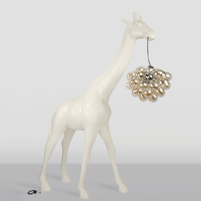 Duża Żyrafa 230cm Lampa - Wersja Beżowa Z Łatami - obrazek 2