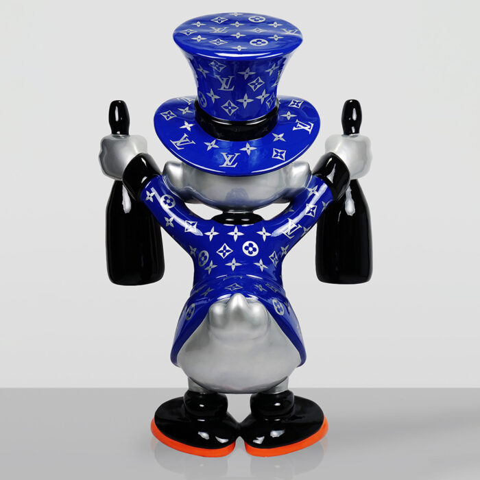 Figura Dekoracyjna - Duży Niebieski Kaczor Sknerus McKwacz - obrazek 2