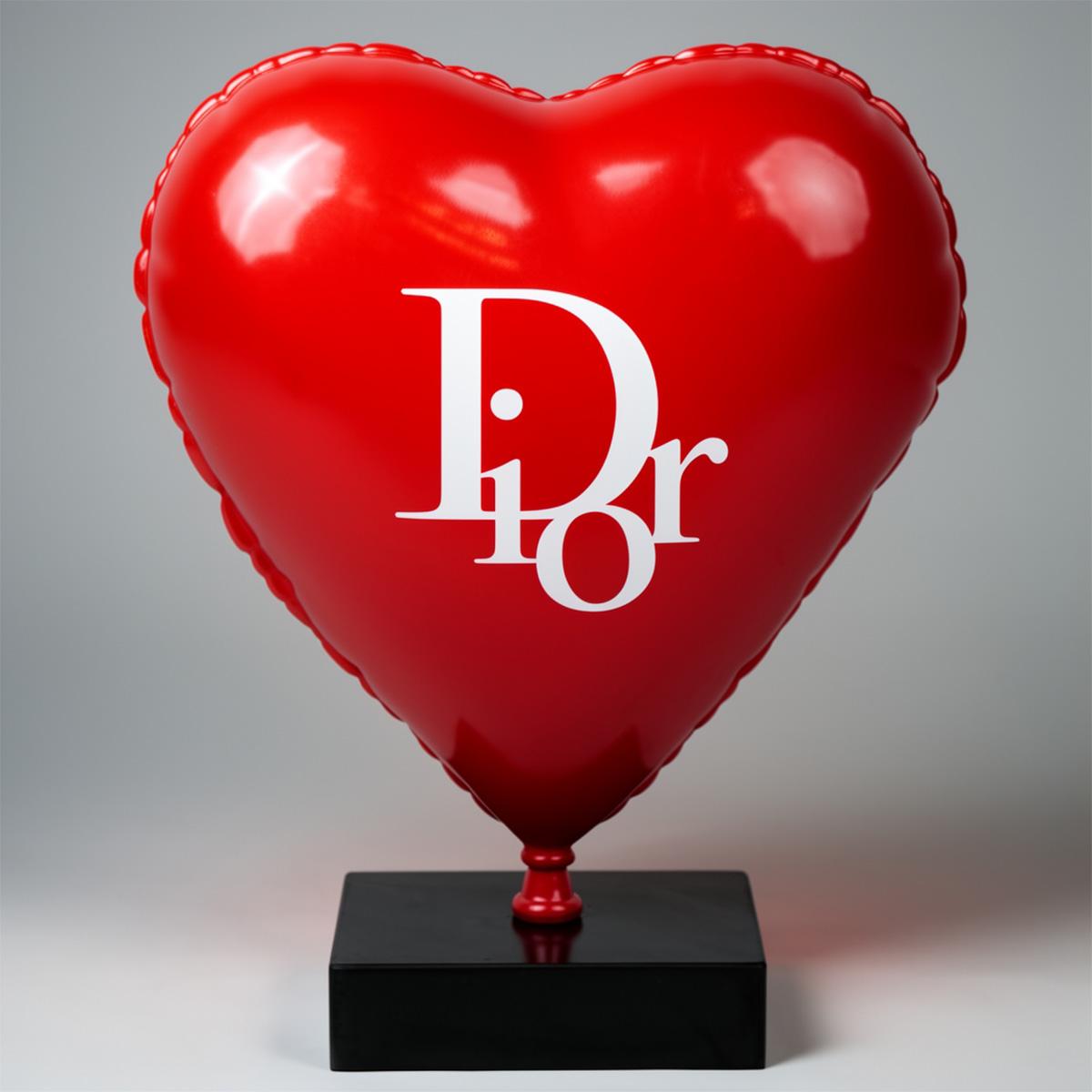 Figura Dekoracyjna Balonowe Serce 55 cm