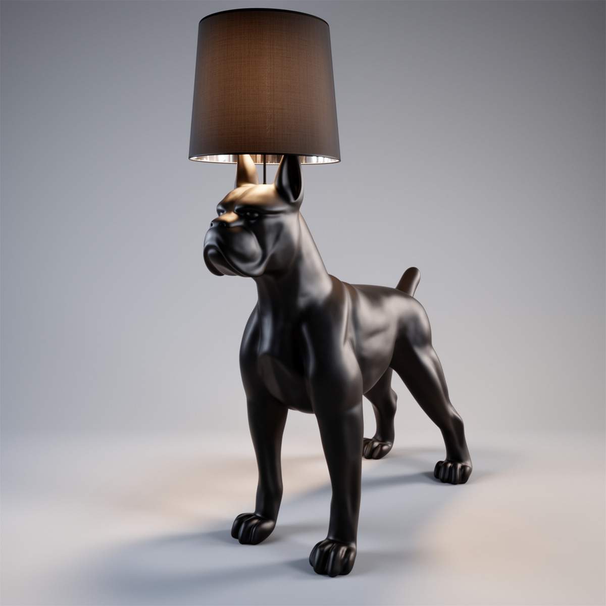 Lampa Podłogowa W Kształcie Boksera