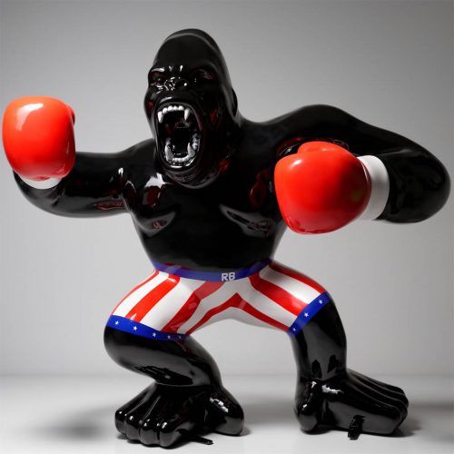 Duża Figura Goryla Boksera - Rocky