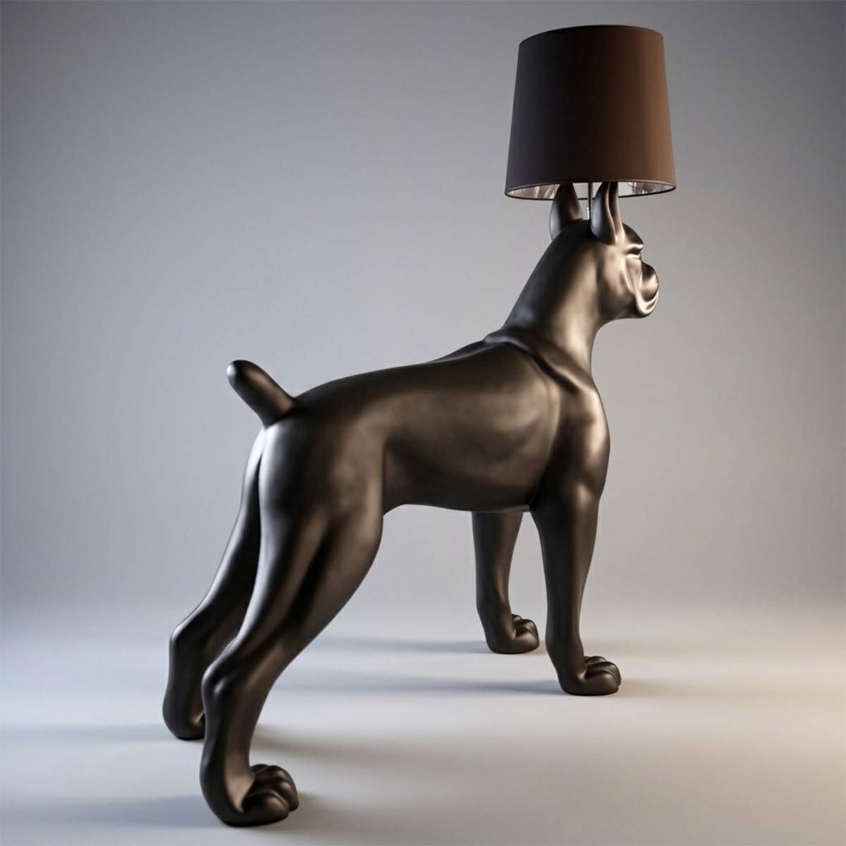 Lampa Podłogowa W Kształcie Boksera - obrazek 3