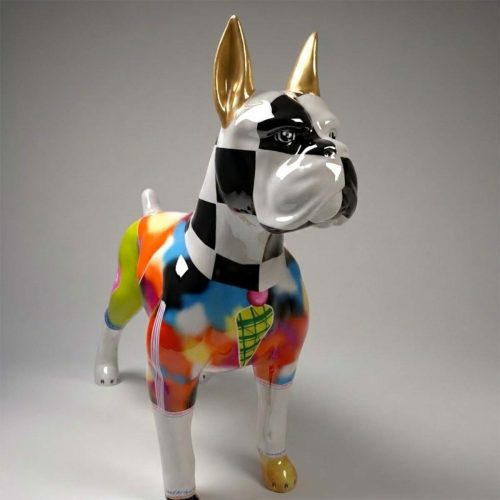 Figura dekoracyjna pop-art pies Bokser
