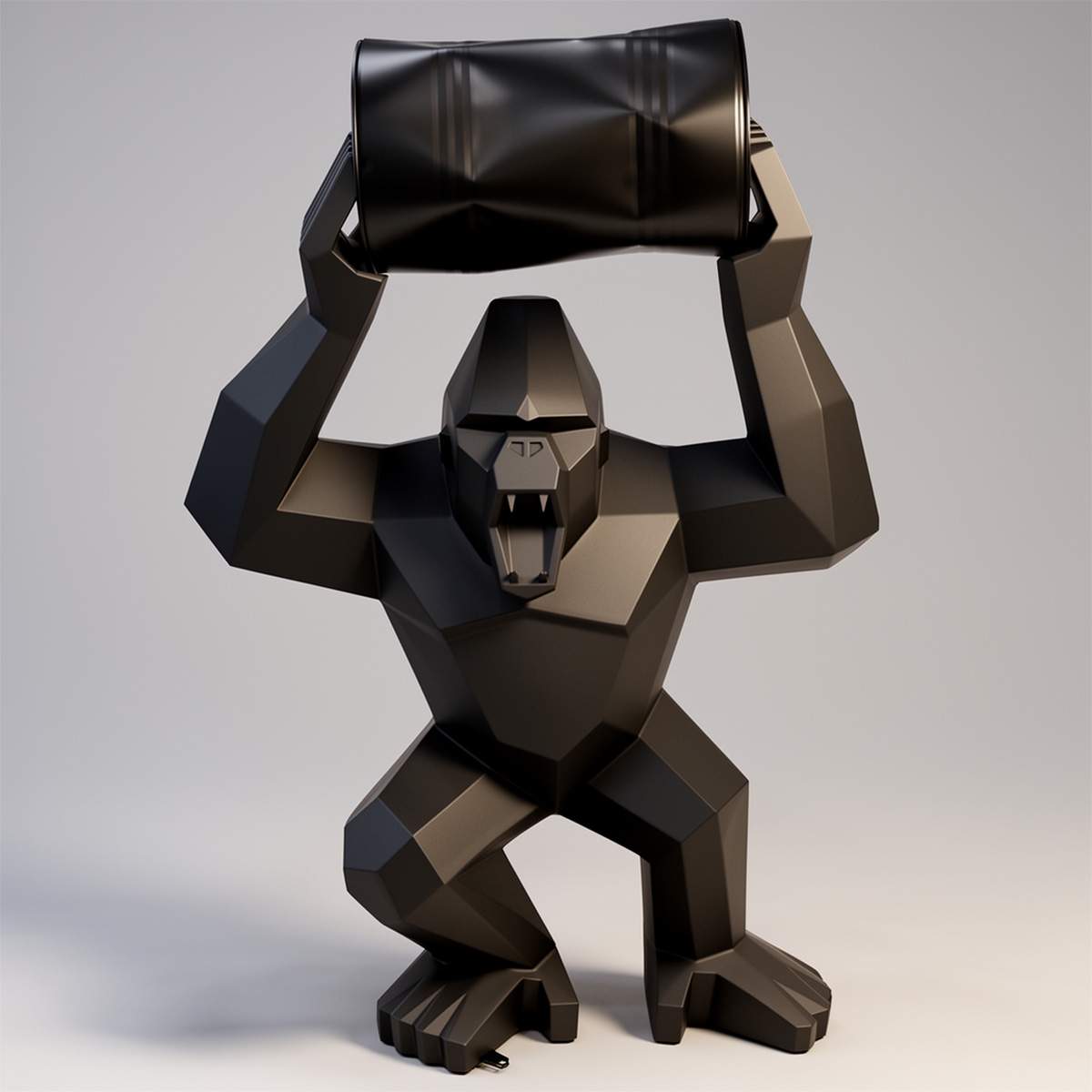 Figura Lowpoly Goryl Tono Kwadrat XL Mat