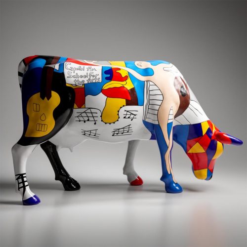 Duża Figura Reklamowa Krowa Motyw Pablo Picasso