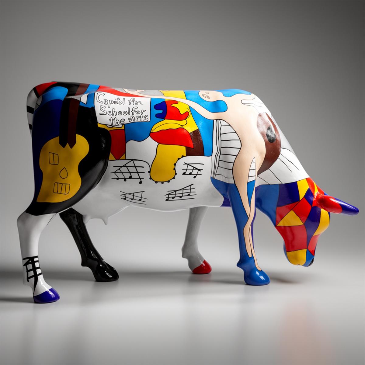 Duża Figura Reklamowa Krowa Motyw Pablo Picasso