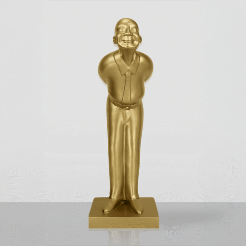 Figura Dekoracyjna - Welcome Guest złoty