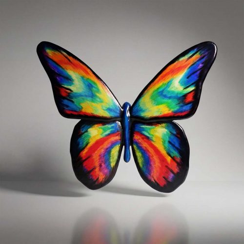 Decorative Figure – Hanging Butterfly, Pastel Version