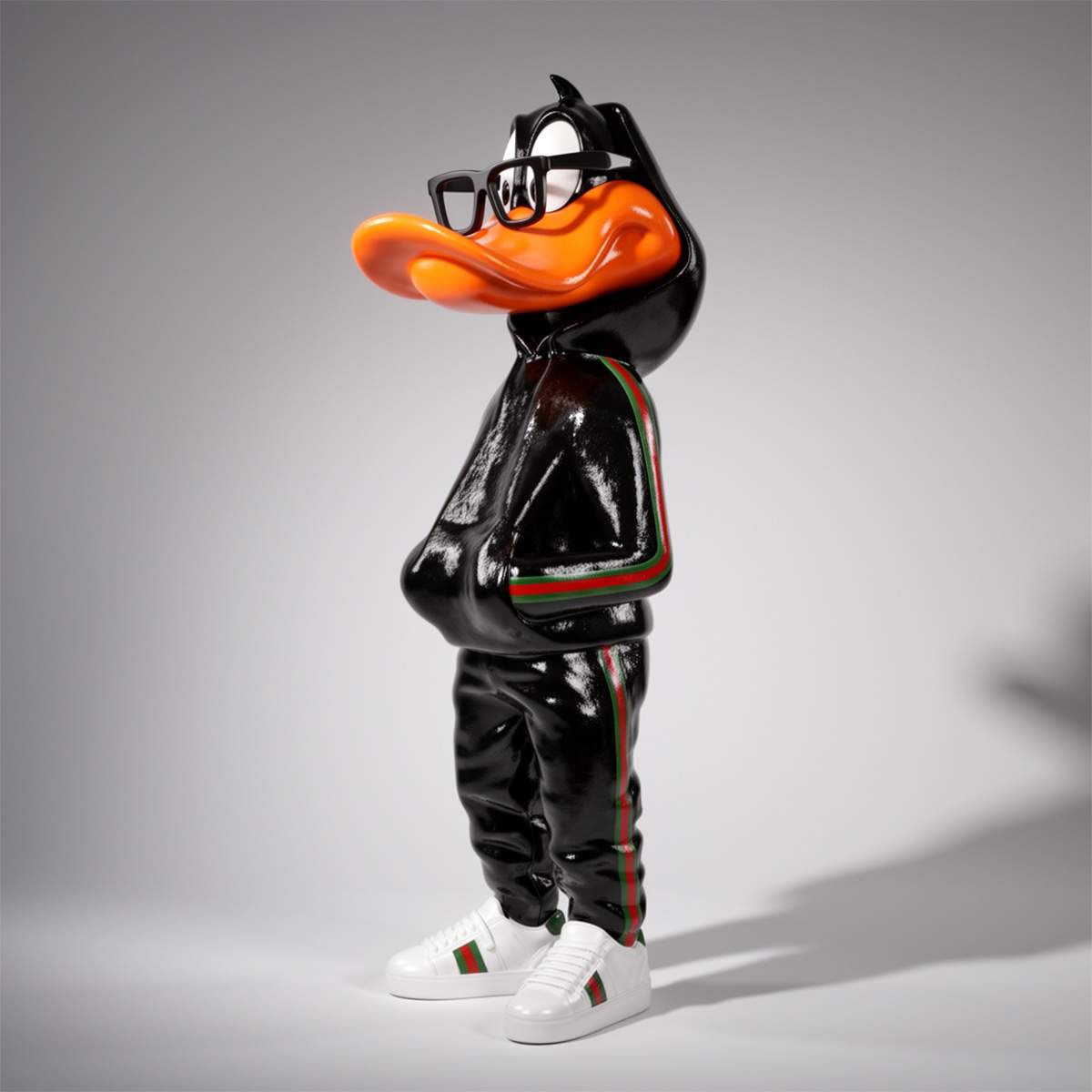 Figura Dekoracyjna Kaczor Daffy W Dresie G
