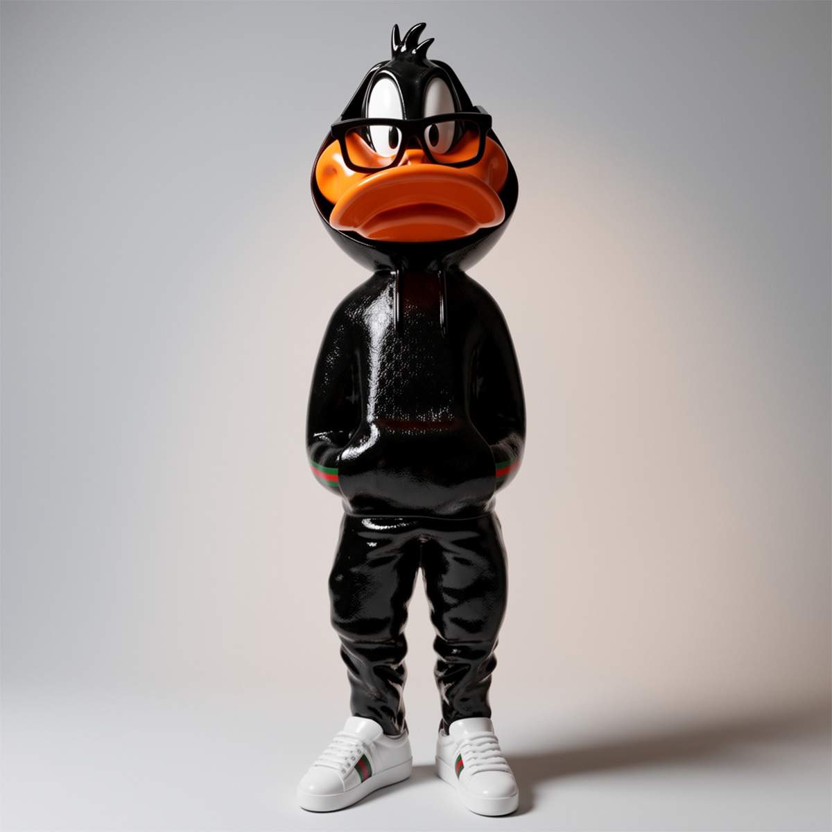 Figura Dekoracyjna Kaczor Daffy W Dresie G