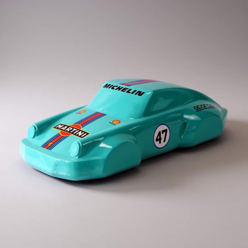 Model auta 911 - motyw 47 - niebieska połówka