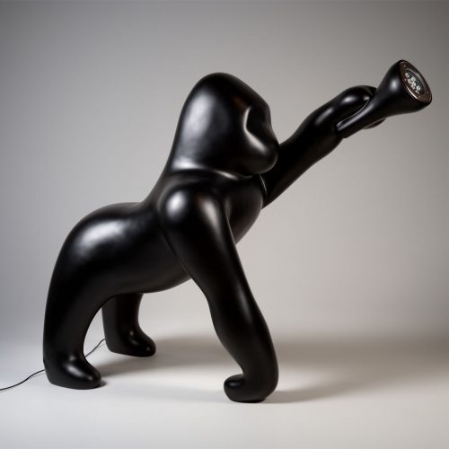 Figura Dekoracyjna Goryl Lampa