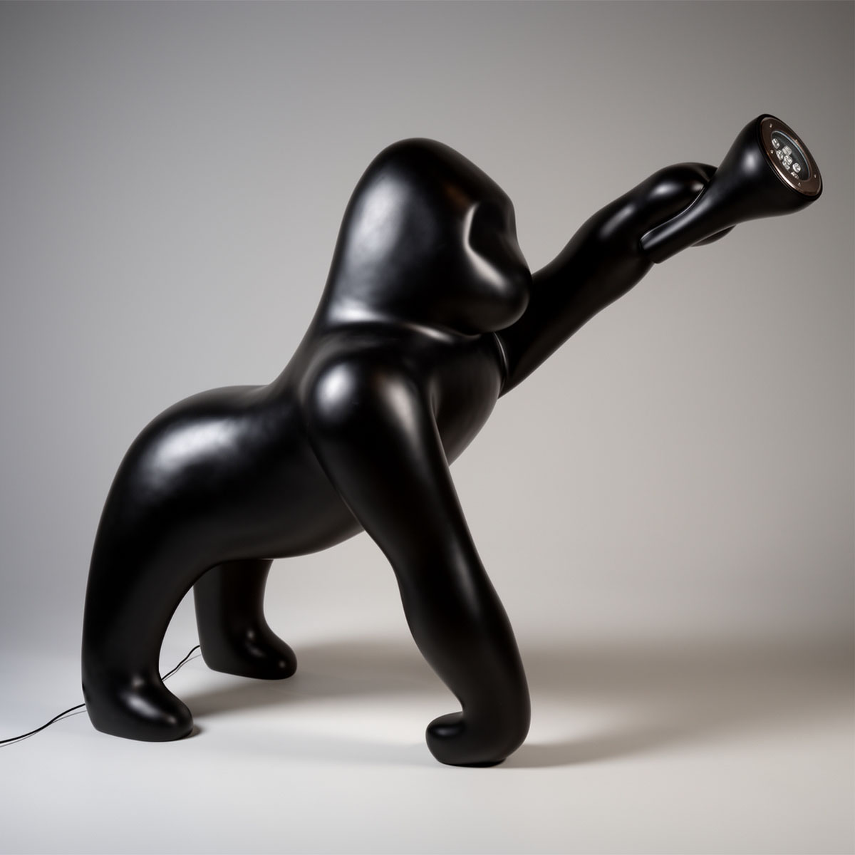 Figura Dekoracyjna Goryl Lampa