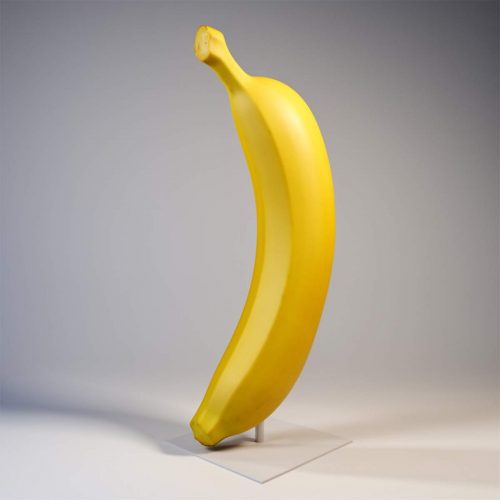 Figura 3D - Duży Banan Na Podstawie