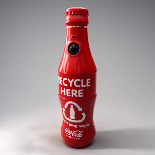 Butelka reklamowa / pojemnik Coca Cola Recycle