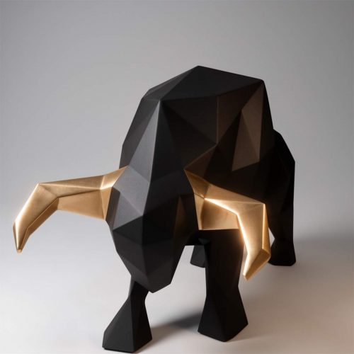 Duża Figura Byk Geometryczny